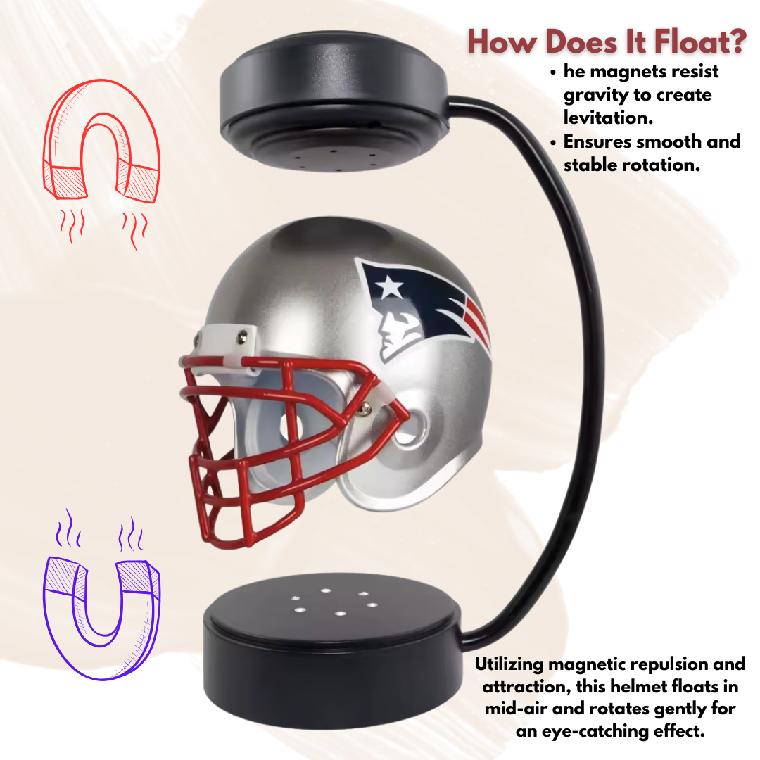 Floating Football Helmets