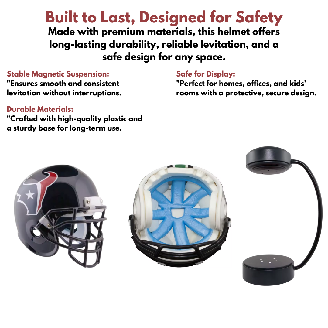 Floating Football Helmets